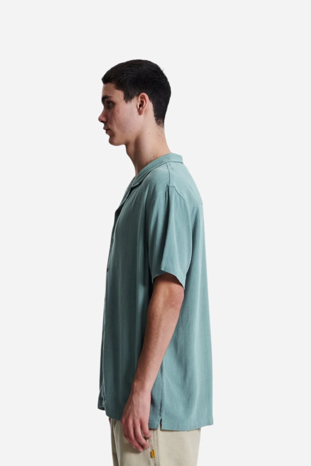 The Critical Slide Society Ernie Resort Shirt in Sea Grass - Image 2