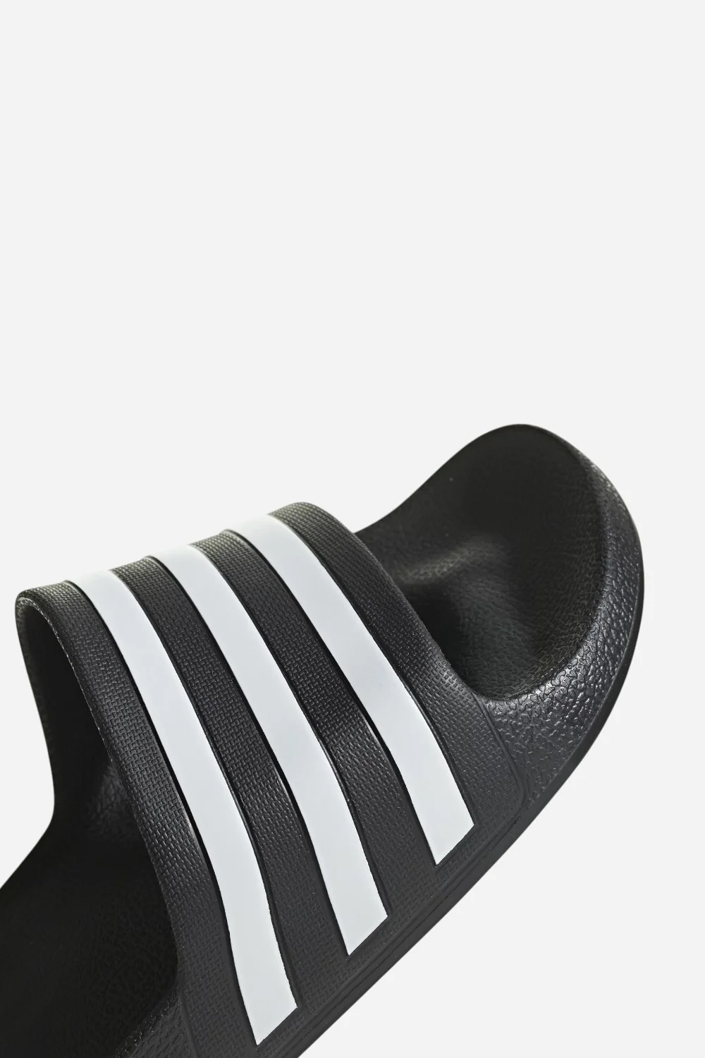 Adidas Men's Black & White Adilette Aqua Slides - Image 8