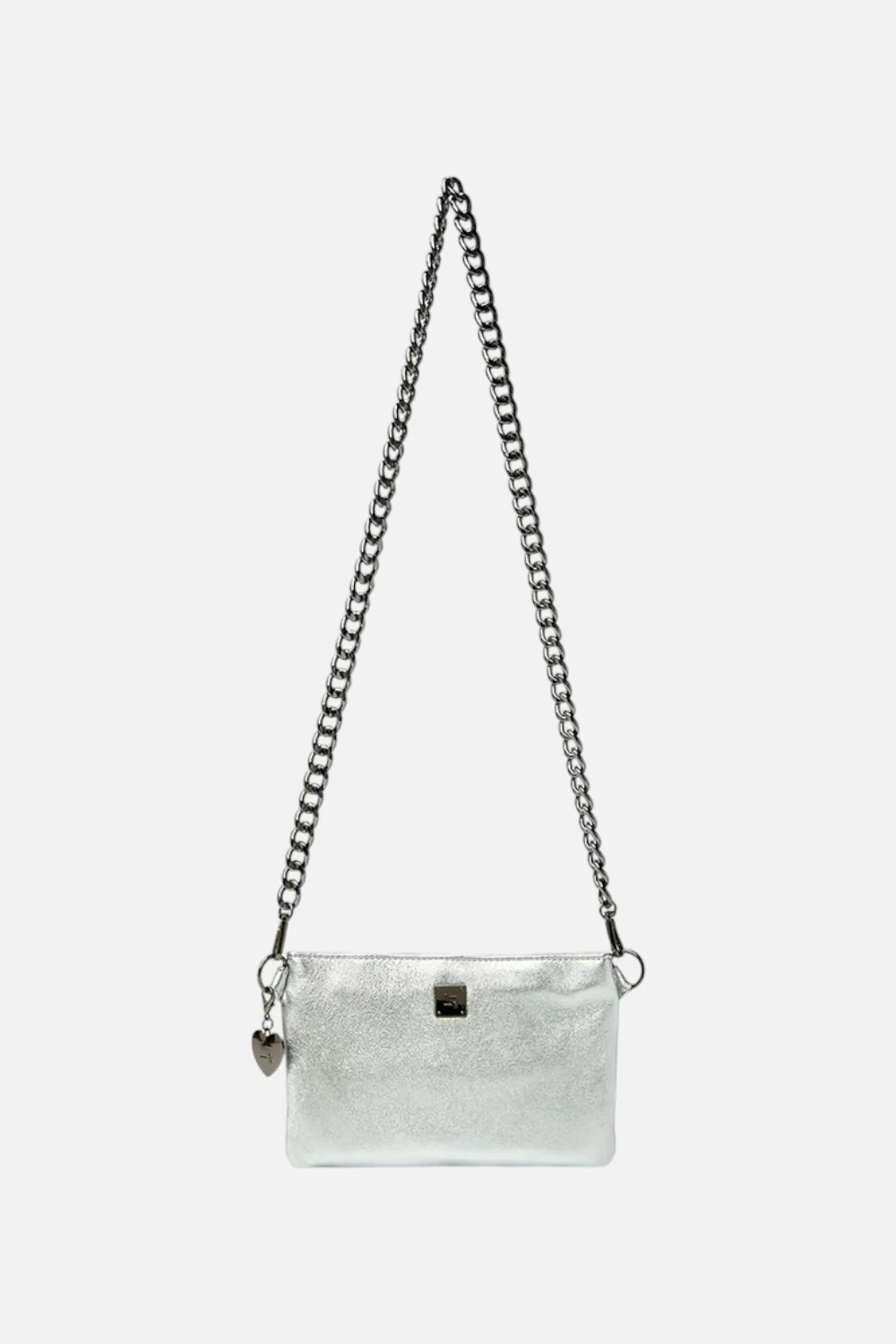 Think Royln Fame in Silver Metallic Leather - Image 4