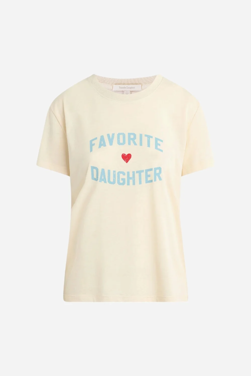 Favorite Daughter Tee in Gardenia & Blue - Image 5