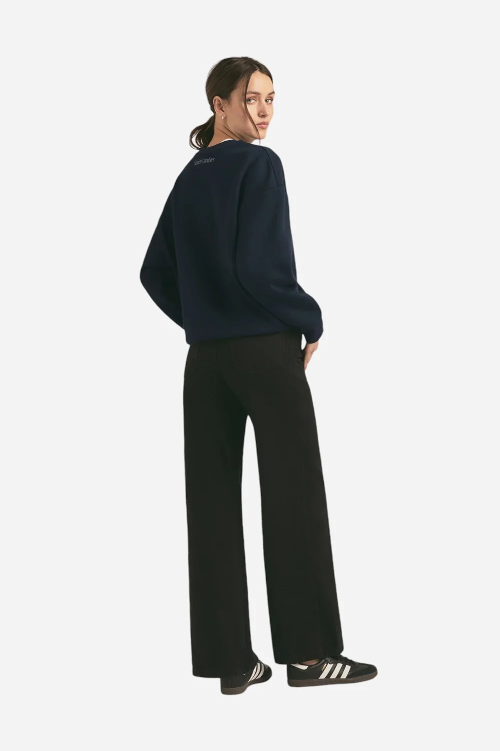 Favorite Daughter Favorite Teacher Sweatshirt Navy - Image 5