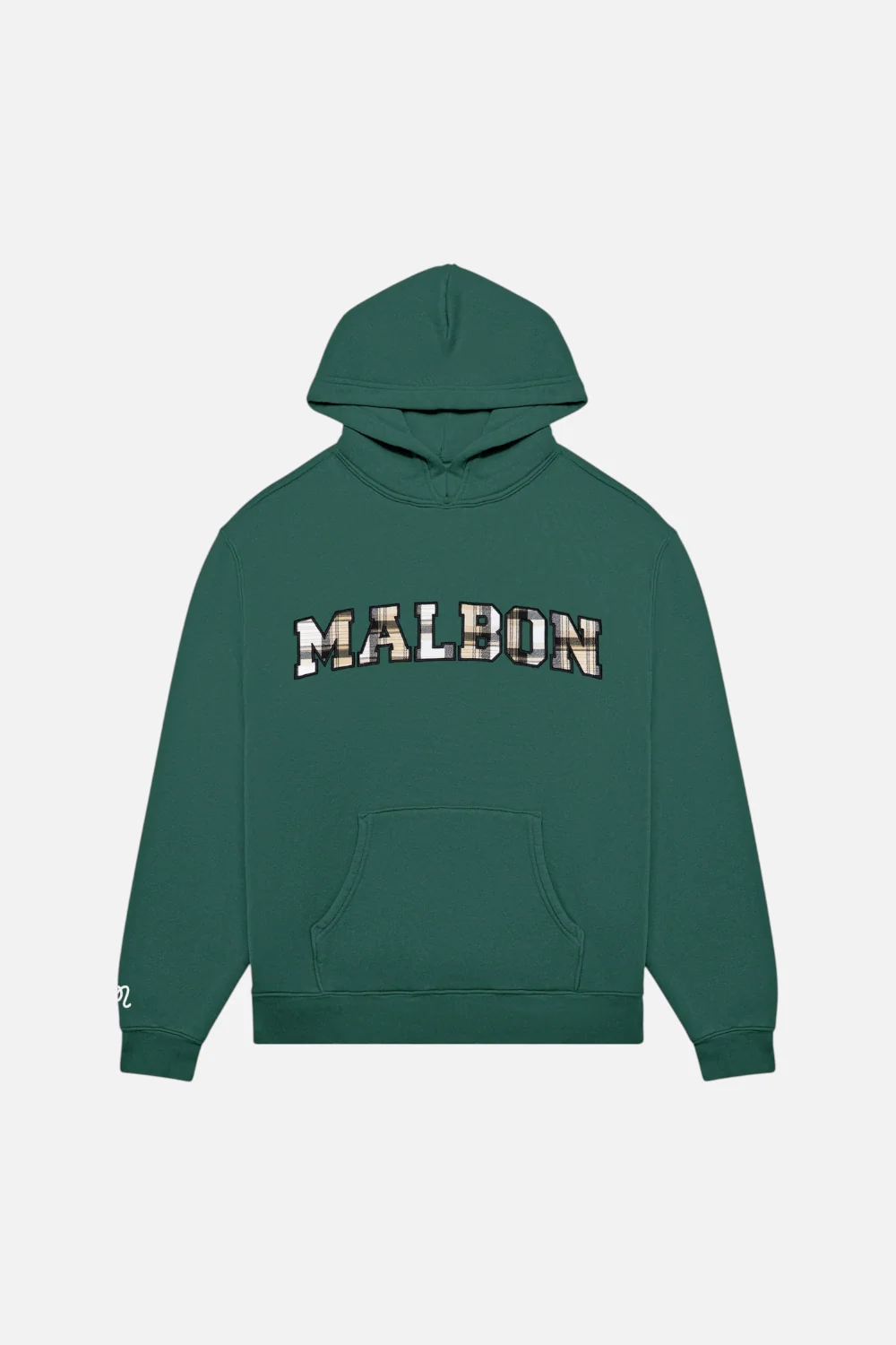 Malbon Golf Men's Fesque Preston Hoodie in Hunter Green - Image 4