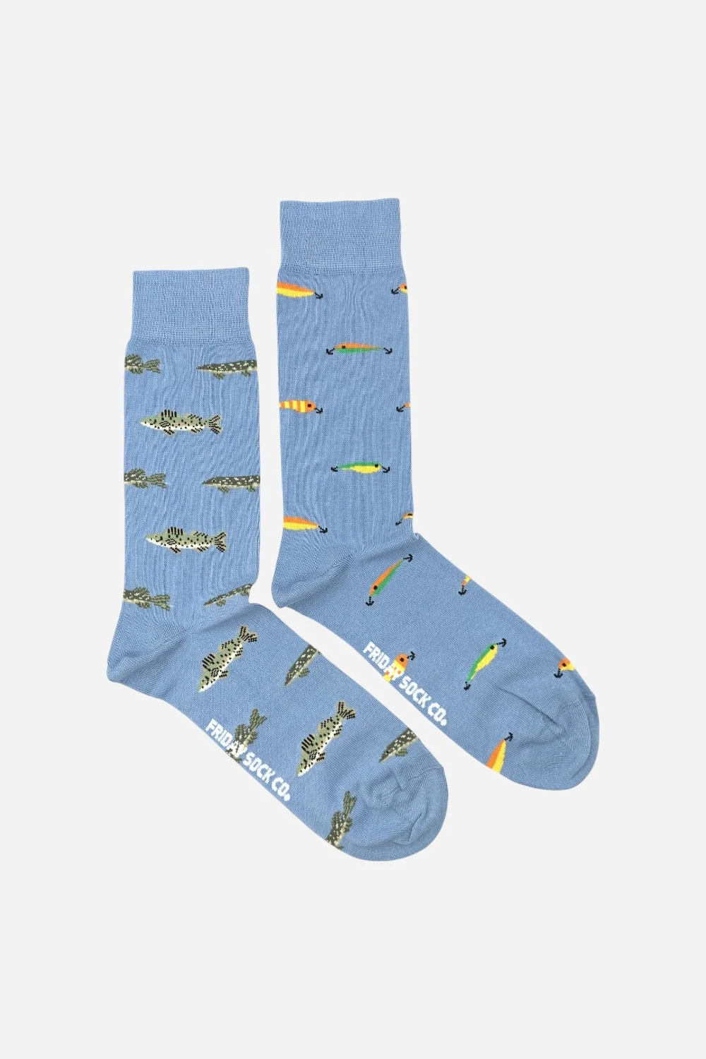 Friday Sock Co. Men's Fish & Fishing Lure Socks