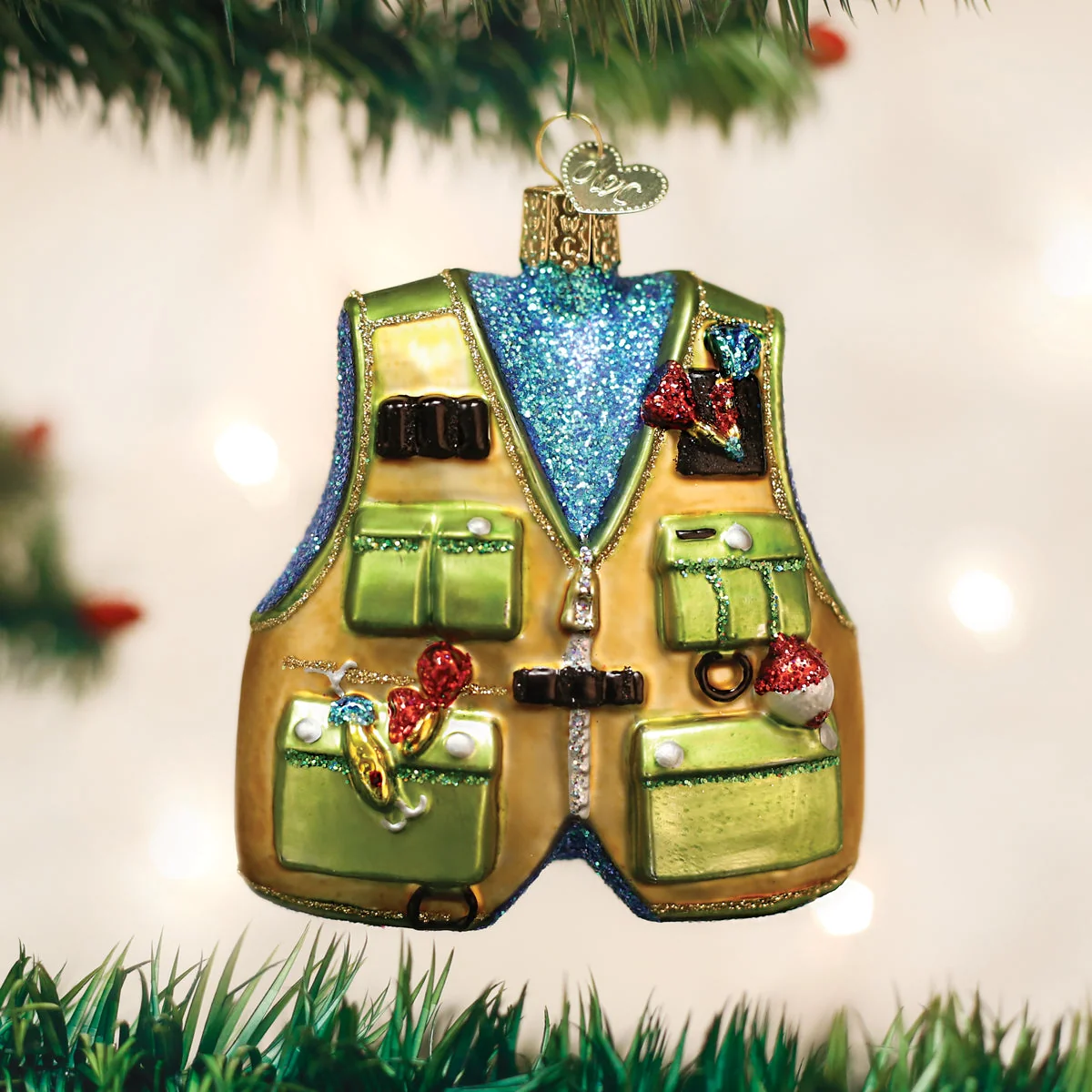 Fishing Vest Ornament - Image 4