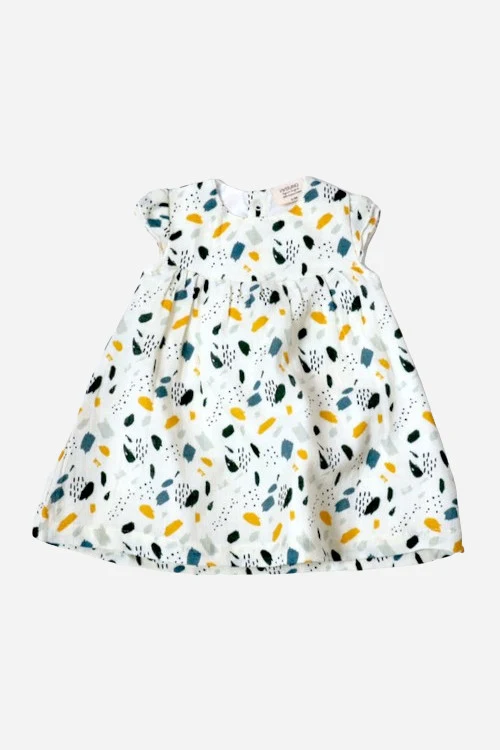 Viverano Florence Bloom Cap Sleeve Muslin Dress + Bloomer Set