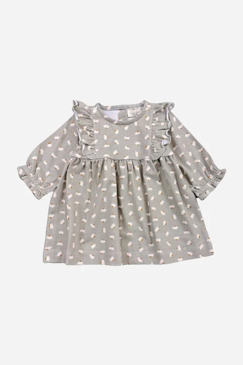 Viverano Floral Ruffle Baby Dress & Bloomer Set