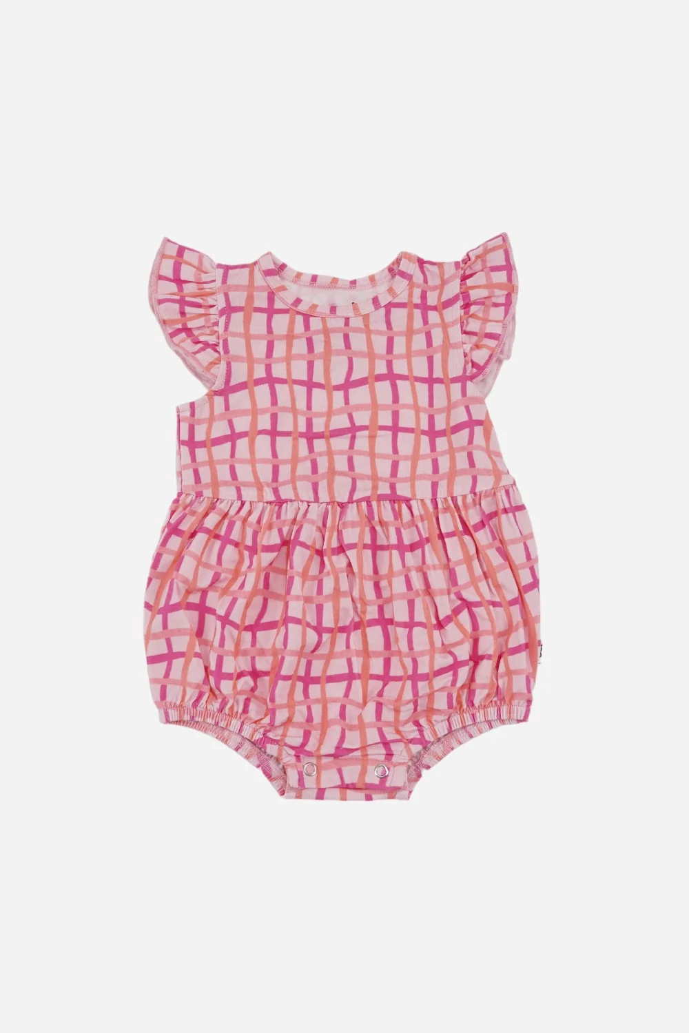 Goosies Flutter Bubble in Pink Wavy Plaid