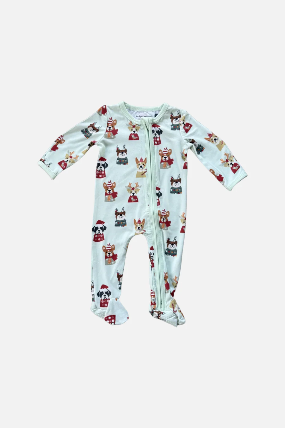 Babysprouts Footie Romper Pjs Christmas Dogs