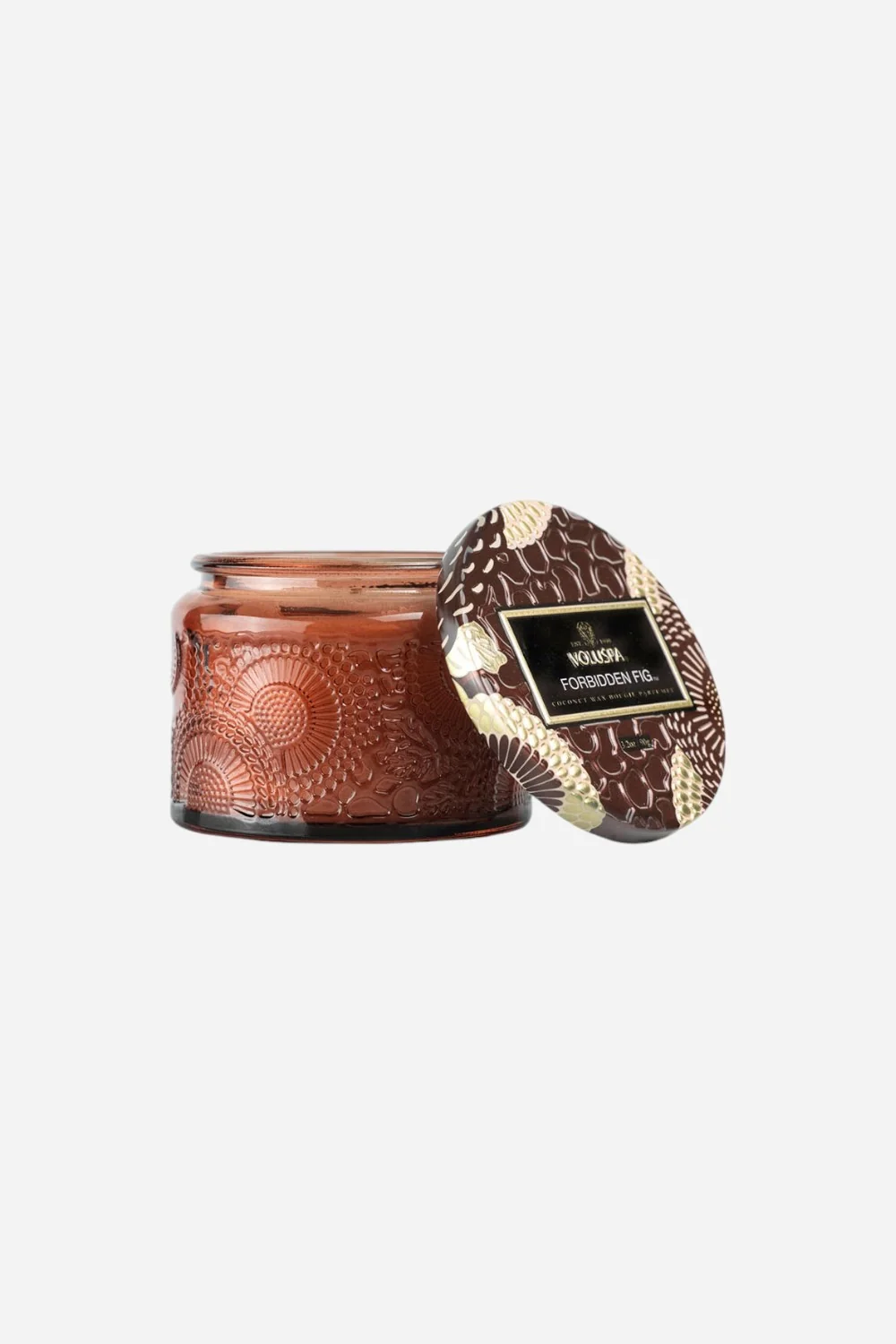 Voluspa Forbidden Fig Petite Glass Jar - Image 2