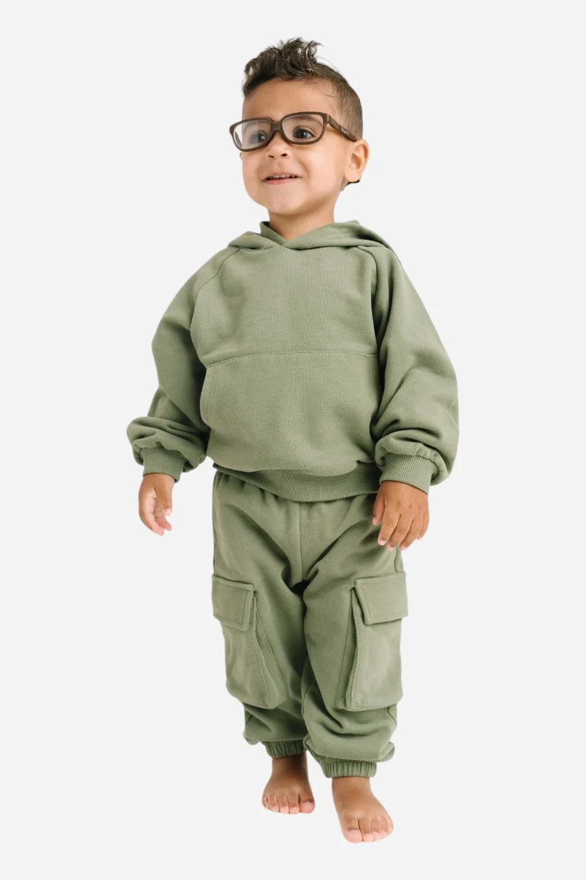 Forest Cargo Hoodie Set