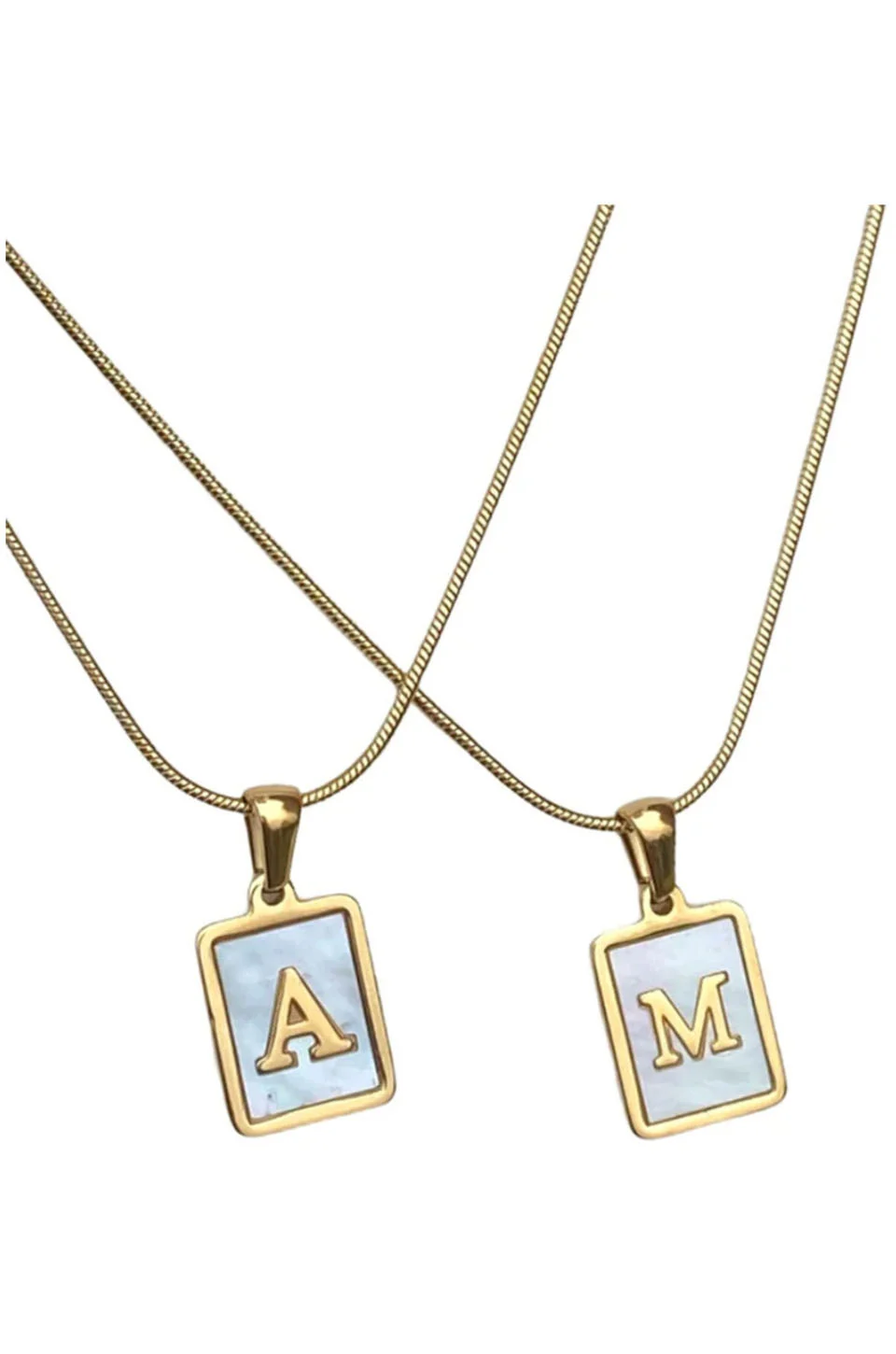 Farrah B Free Agent K Initial Necklace