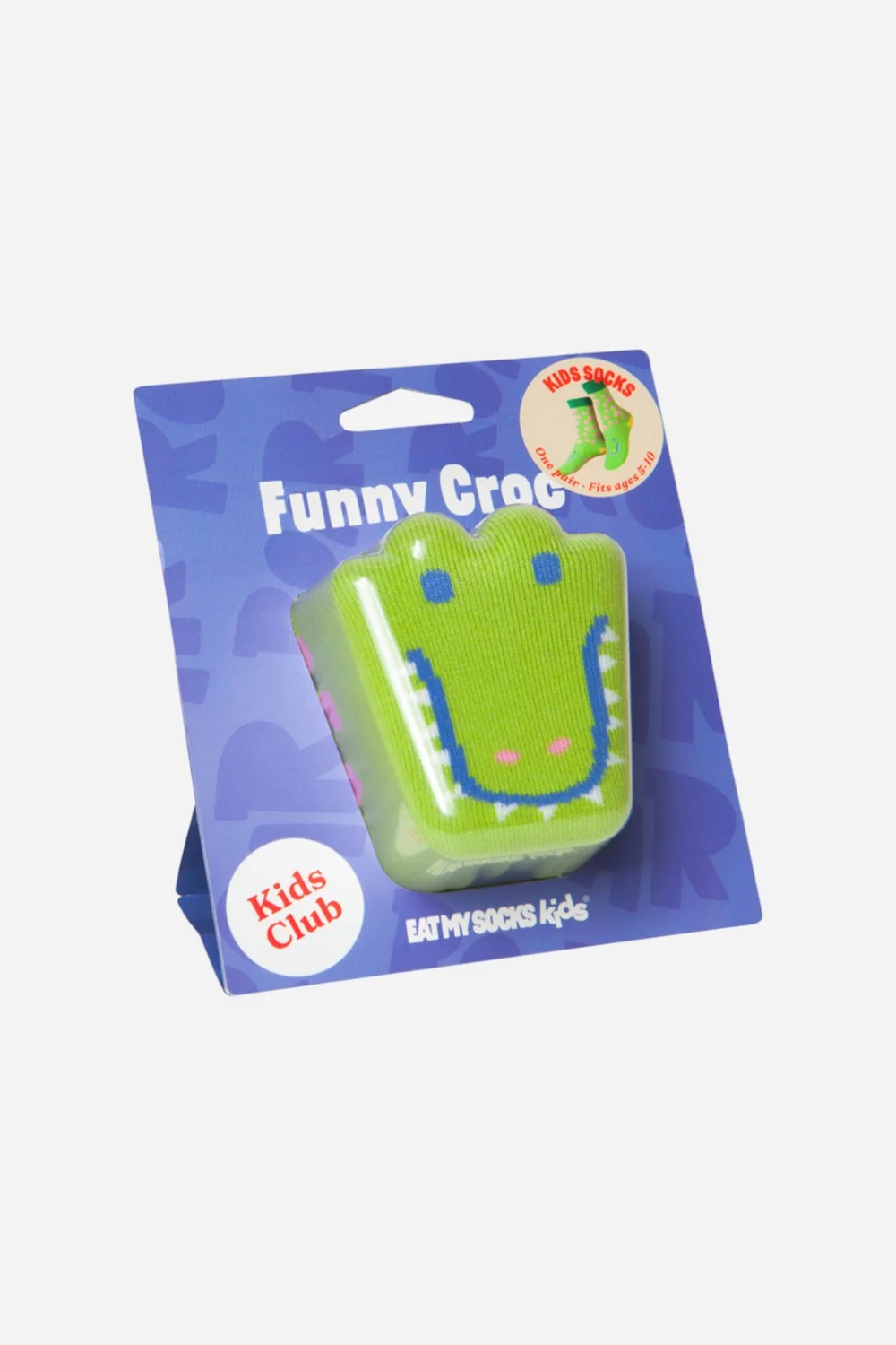 Eat My Socks Funny Croc Kids Socks