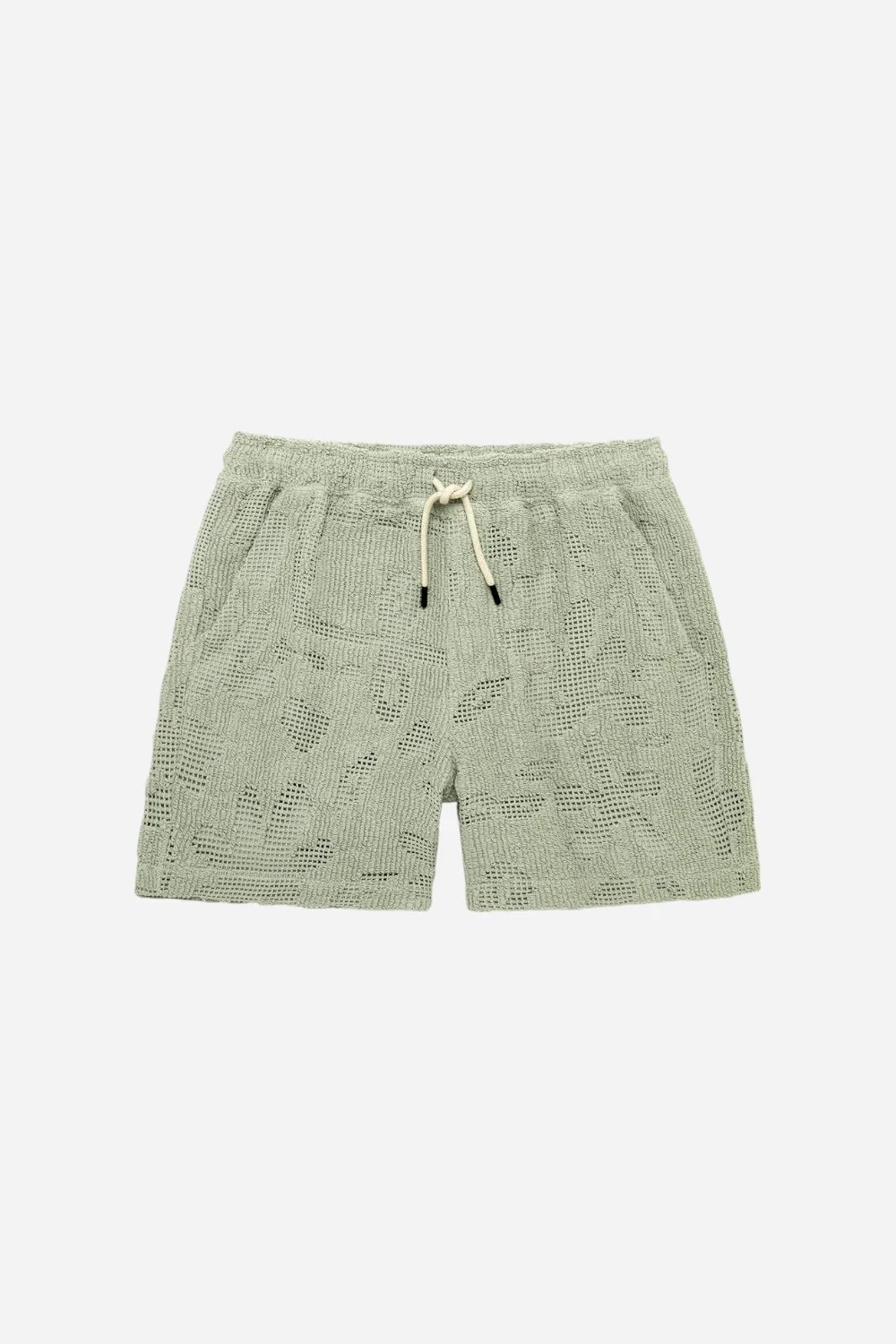 OAS Galbanum Crochet Shorts