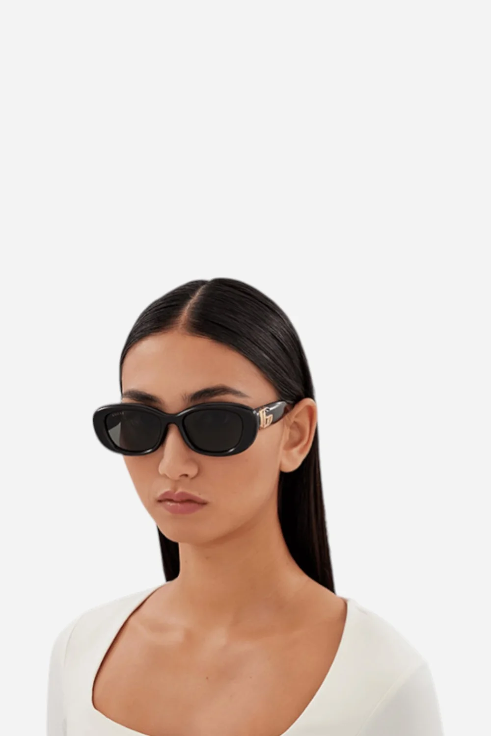 Gucci Narrow Black Sunglasses - GG1829sk-001 53 - Image 6