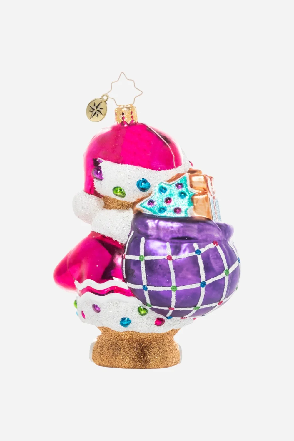 Christopher Radko Gingersnap Santa Ornament - Image 2