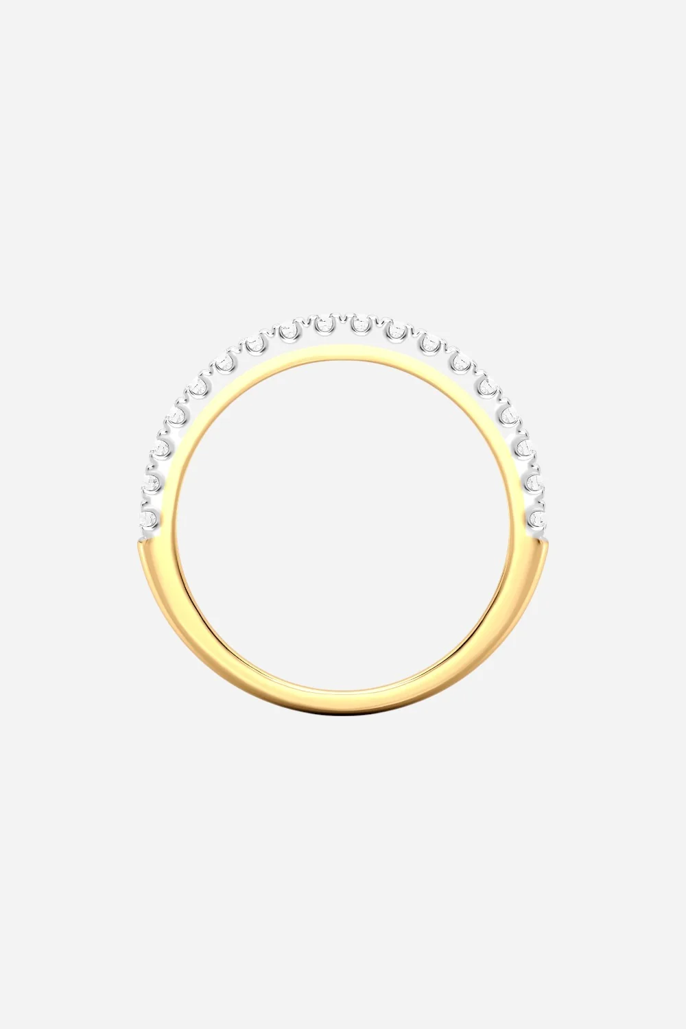 Ella Stein Lab-Grown Golden Harmony Eternity Ring in Gold - Image 2