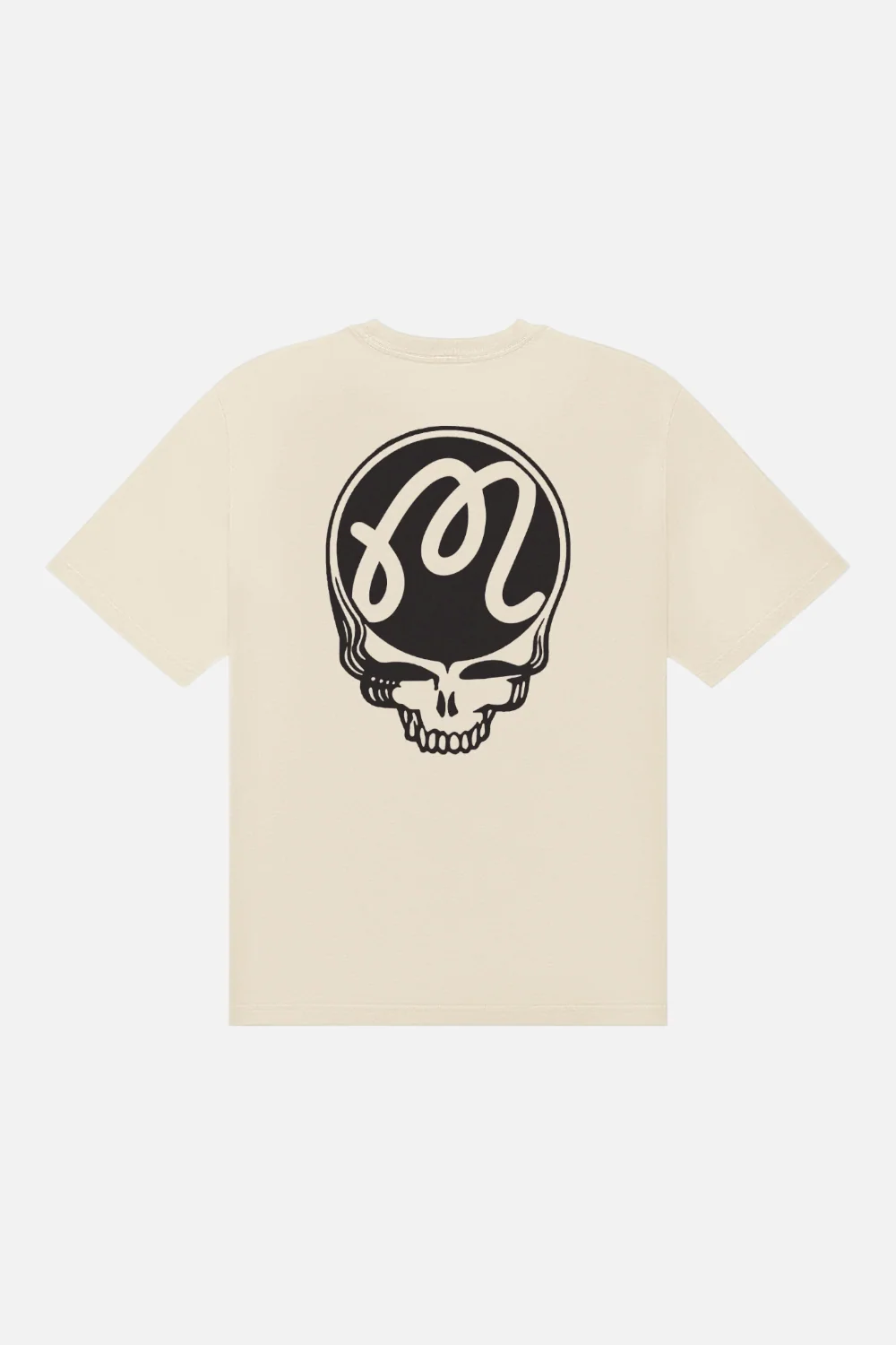 Malbon Golf Men's Grateful Dead Bermuda Tee in Rainy Day - Image 4