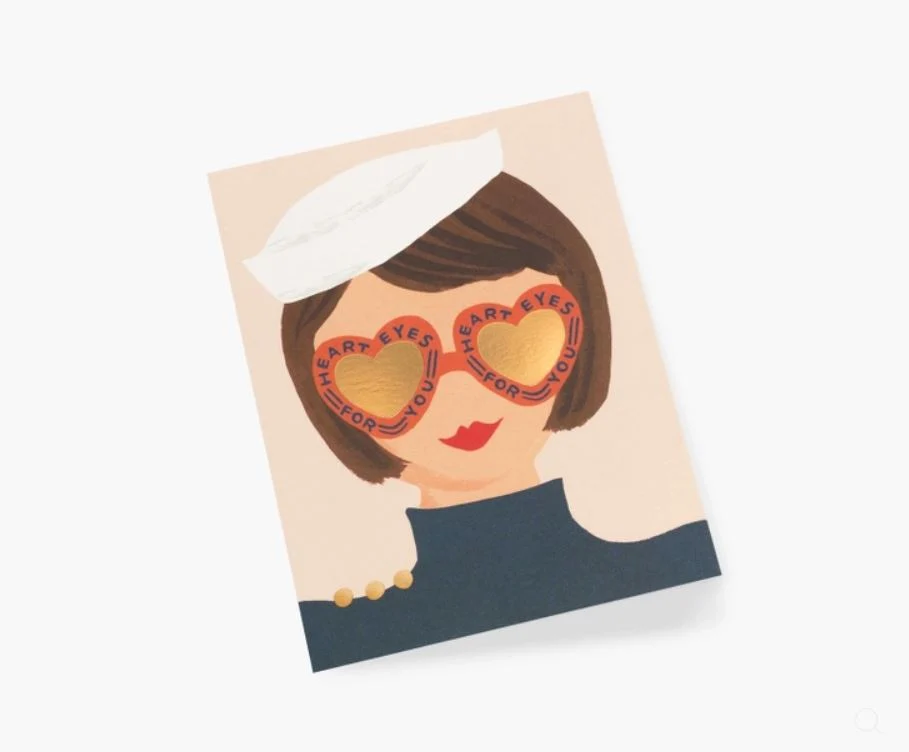 Heart Eyes Greeting Card