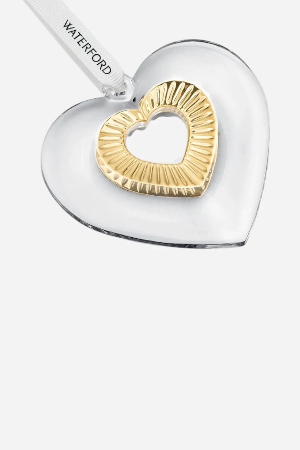 Waterford Christmas Heart with Gold Ornament - Image 2