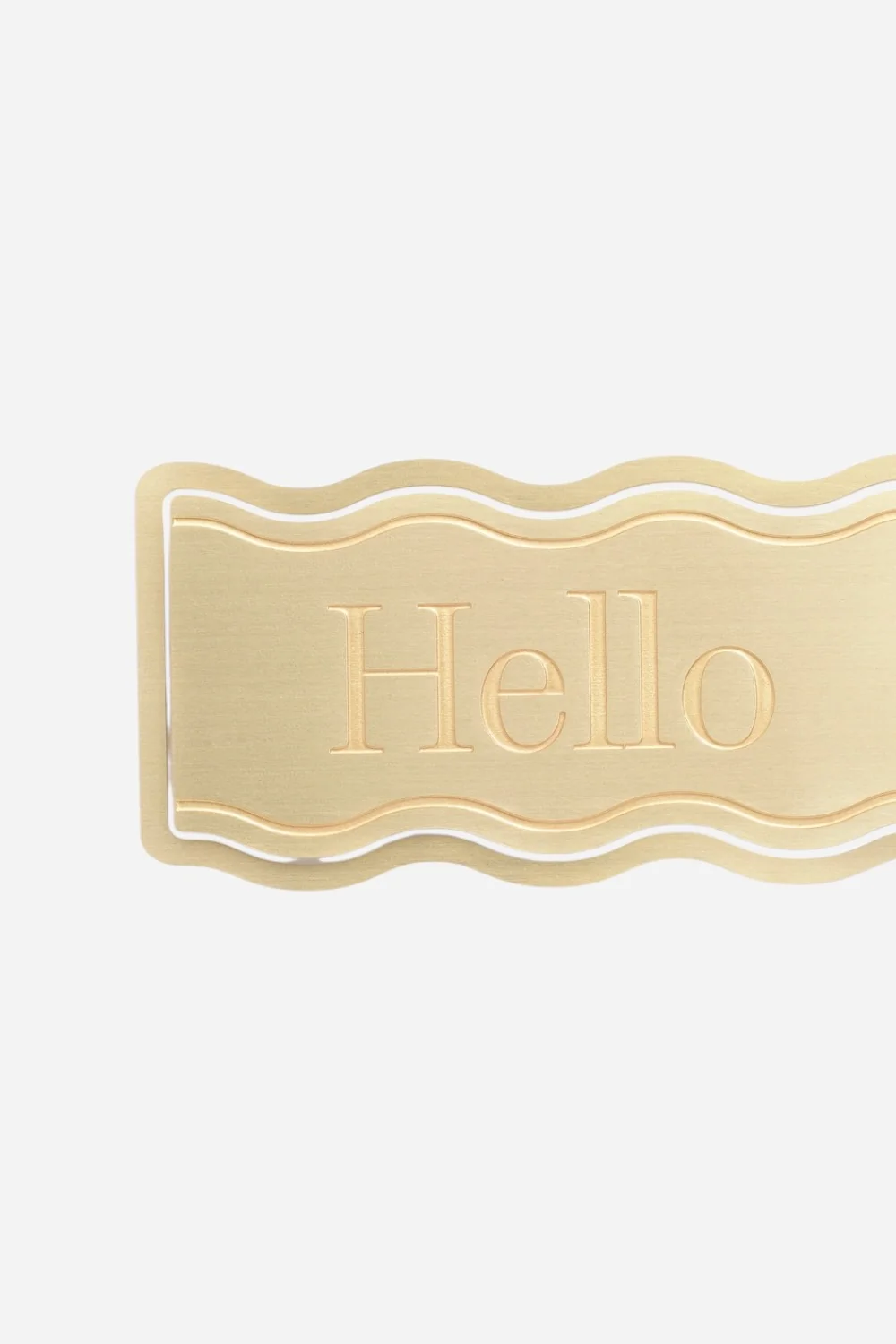 Papier Hello Metal Bookmark - Image 2