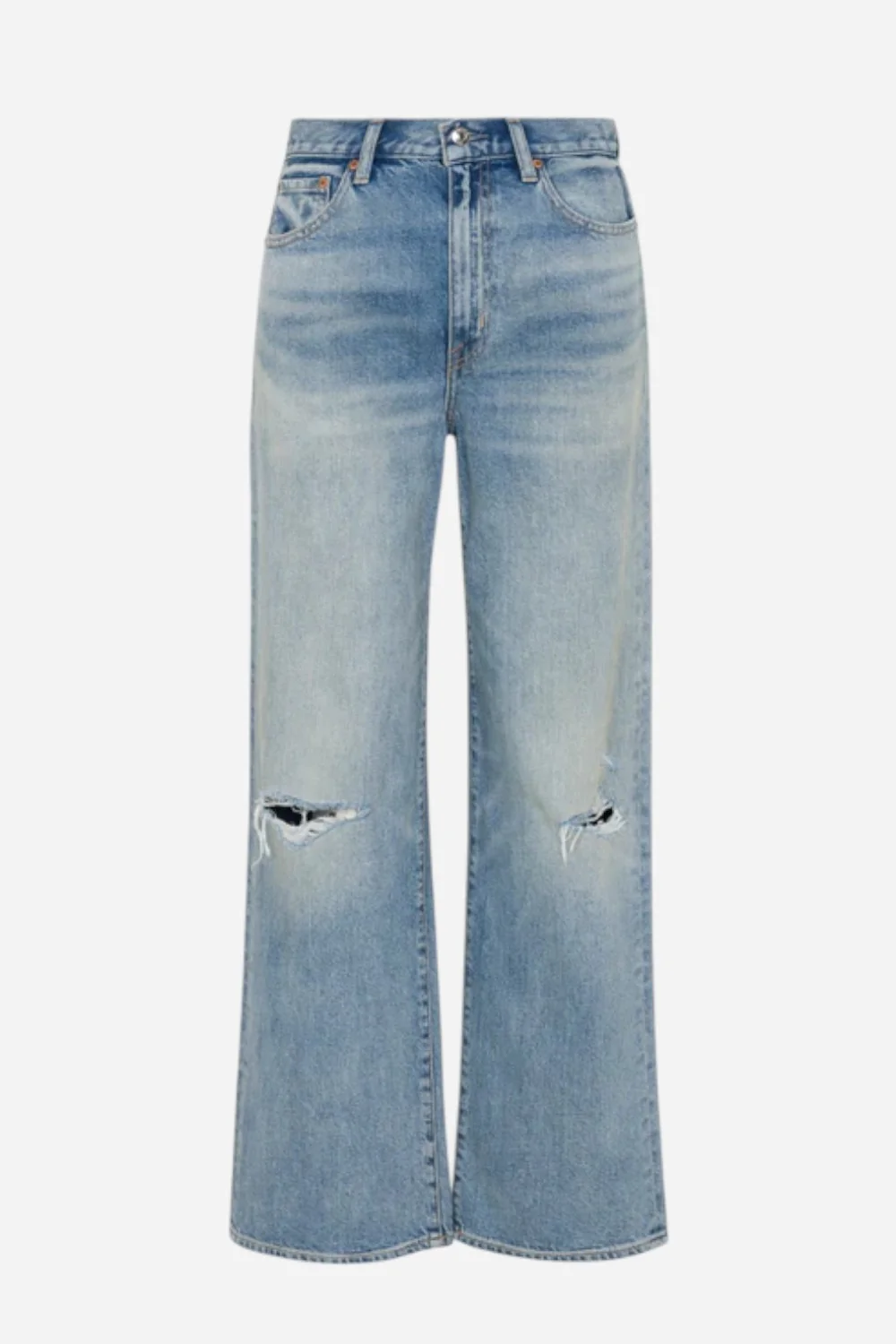 Pistola Hendrix High Rise Relaxed Jean - Apprentice Distressed - Image 8