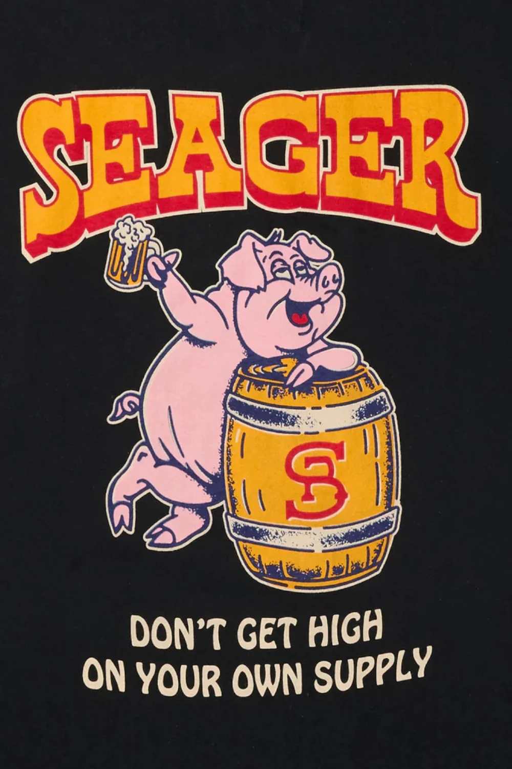 Seager Hog High Tee Black - Image 3