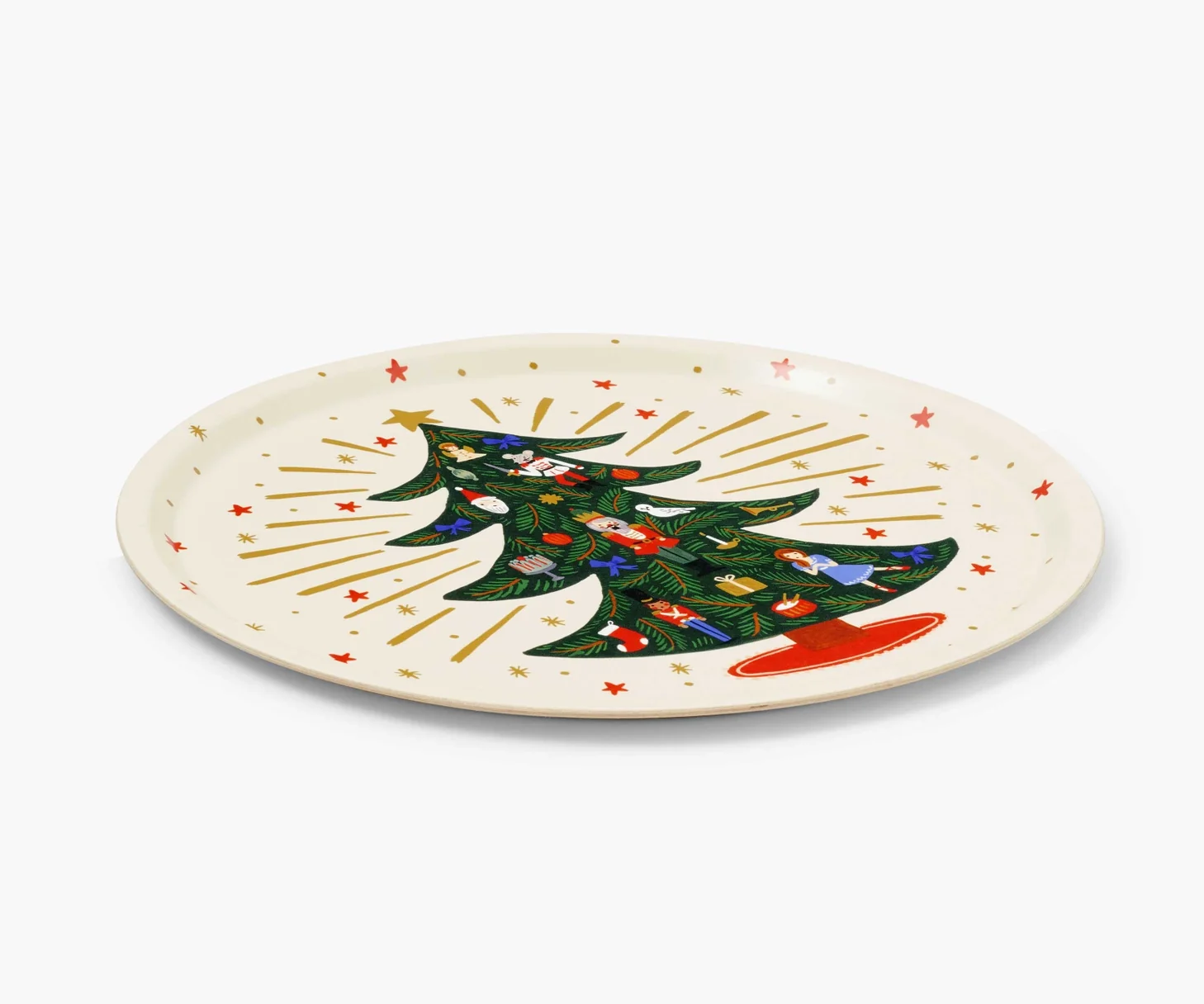 Holiday Tree Round Tray - Image 2
