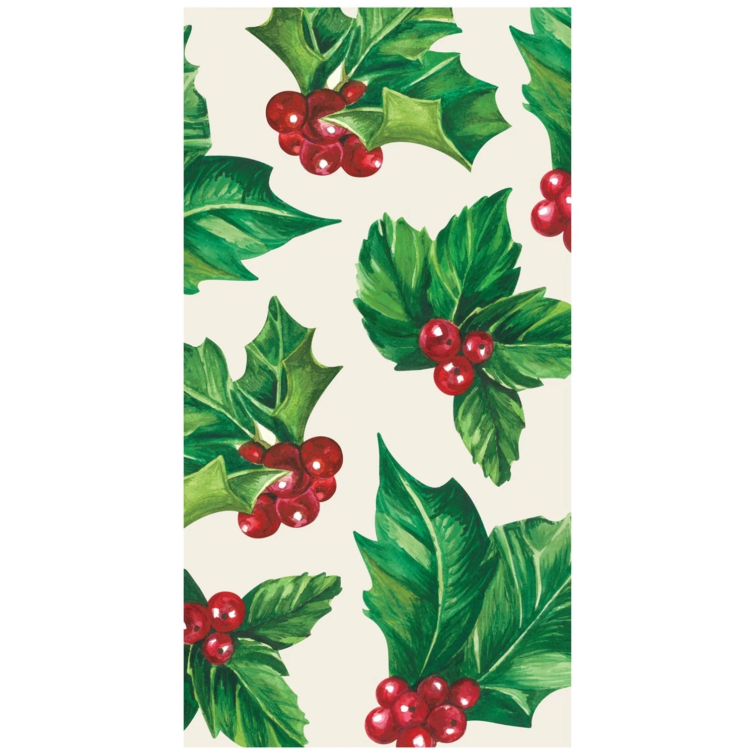 Hester & Cook Holly Guest Napkin - Set of 16