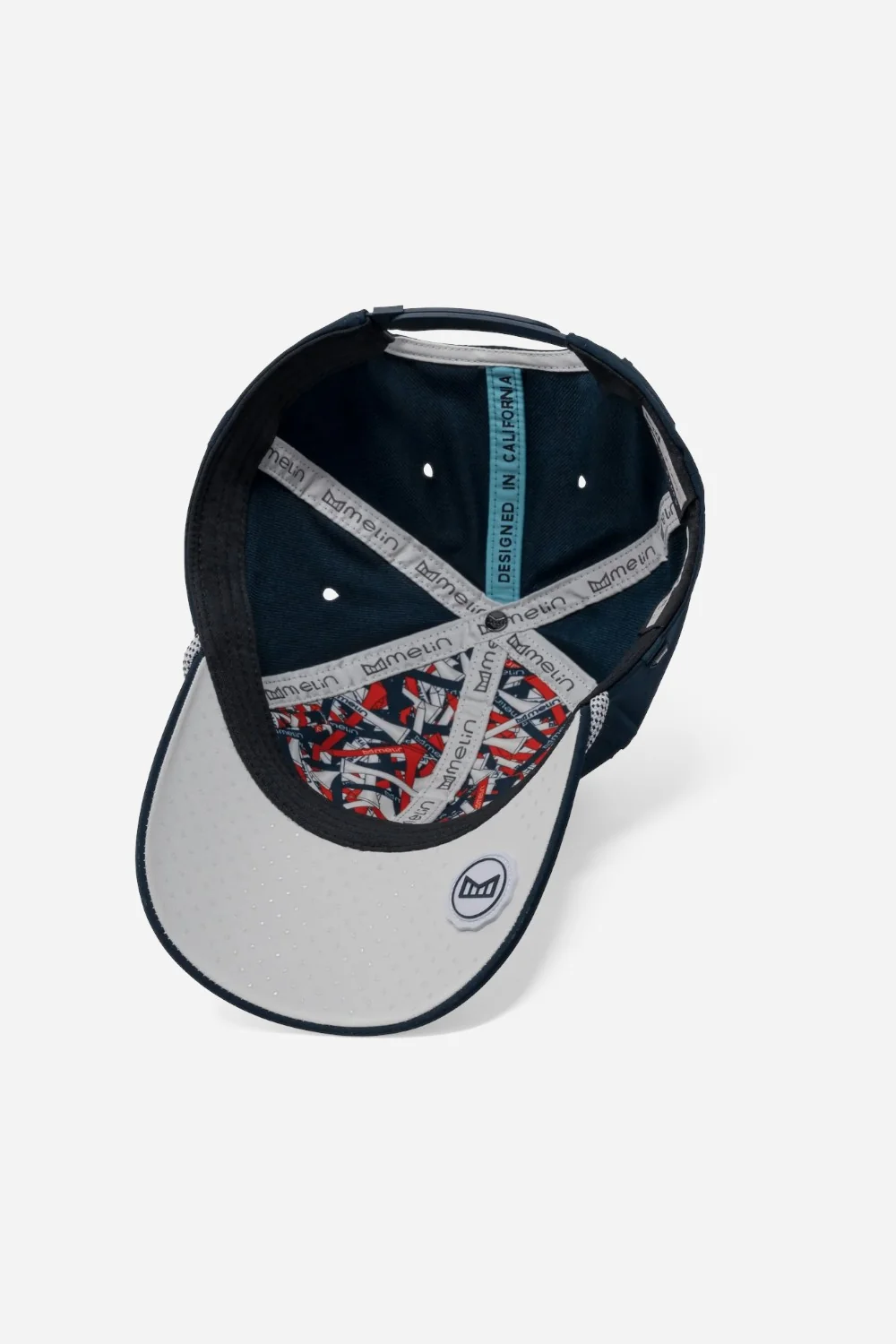Melin A-Game Links Drive Hydro Hat in Navy/White - Image 5