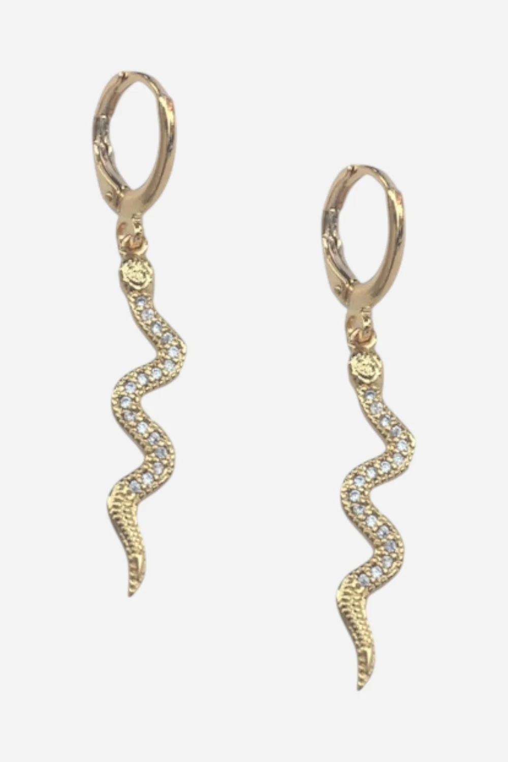 Farrah B In My Skin Snake Huggie Earrings
