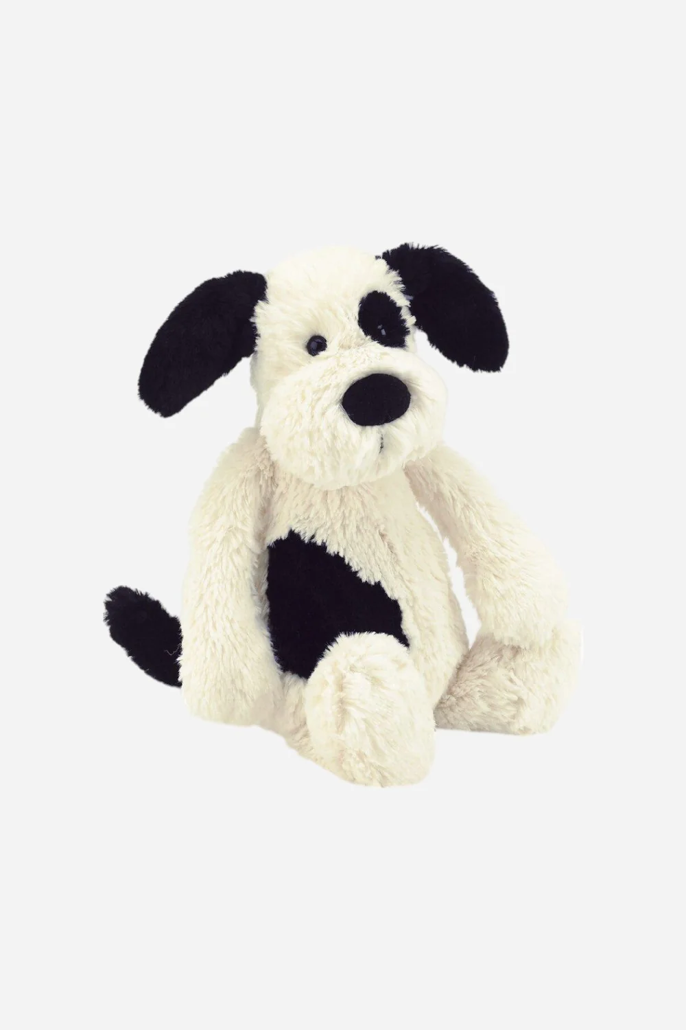 JellyCat Bashful Black & Cream Puppy Medium