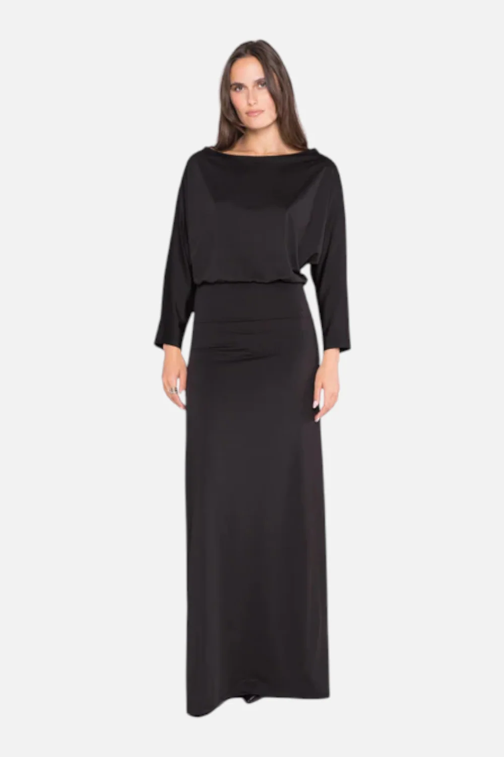 Riply Rader Jersey Cool Girl Dress in Black