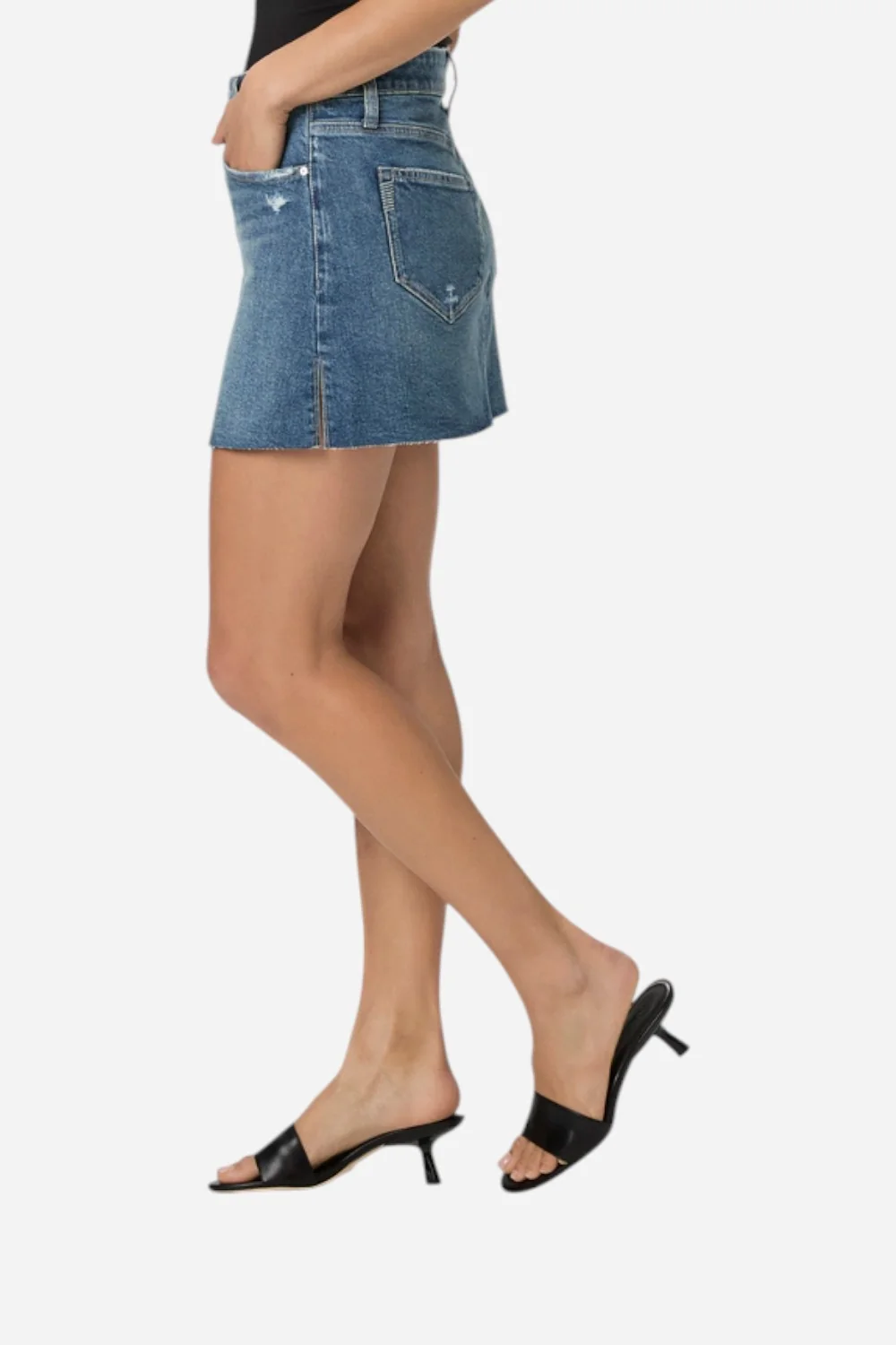Paige Jessie Skirt in Storybook Distressed - Image 2