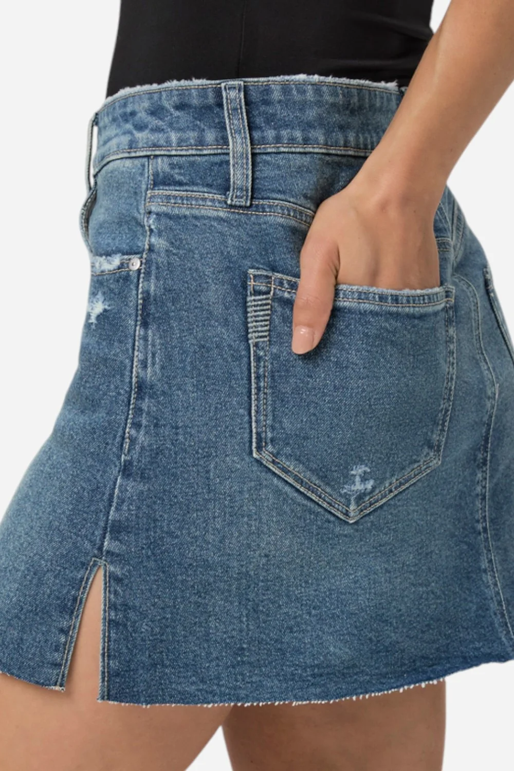 Paige Jessie Skirt in Storybook Distressed - Image 4