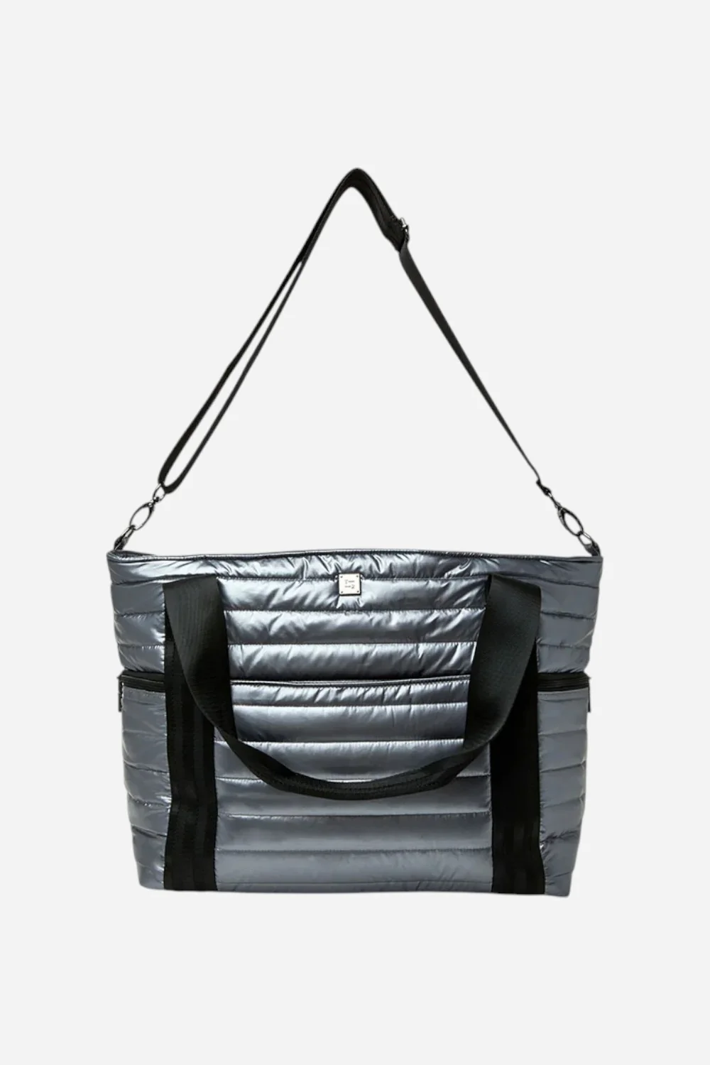 Think Royln Jetset Wingman Tote in Pearl Pewter - Image 5