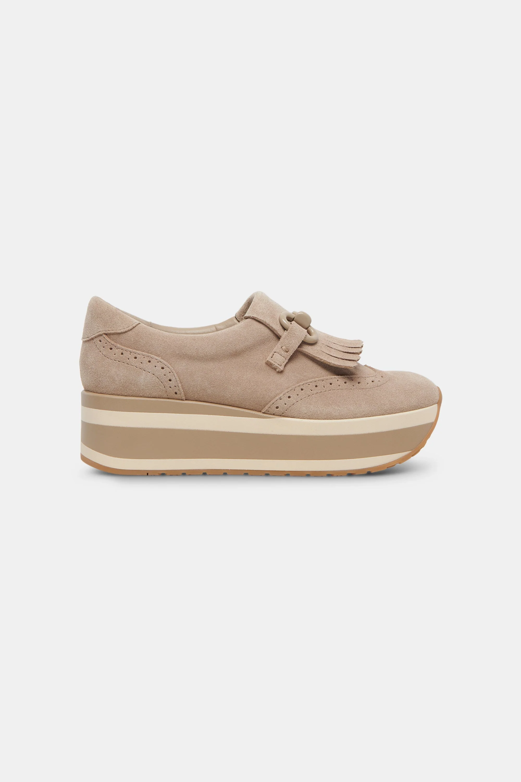 Dolce Vita Jhax Sneakers in Almond Suede - Image 2