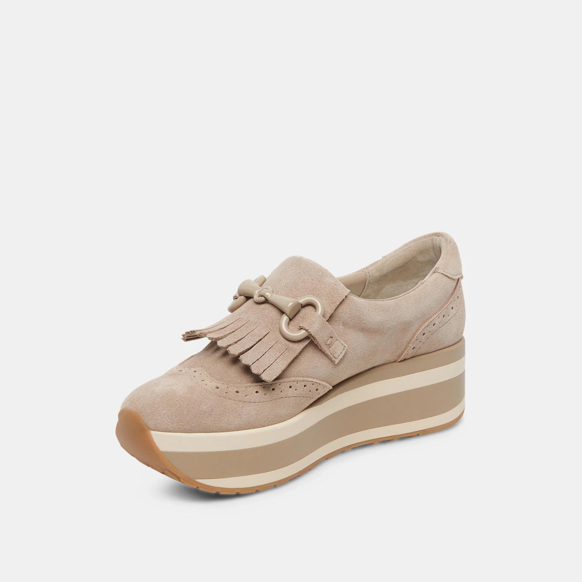 Dolce Vita Jhax Sneakers in Almond Suede - Image 5
