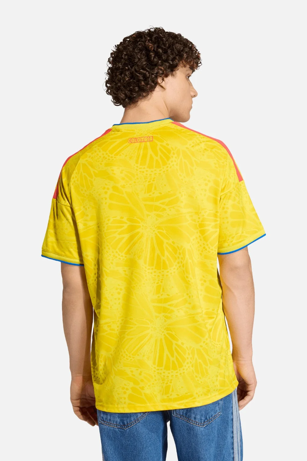 Adidas Colombia 26 Home Jersey in Impact Yellow - Image 3