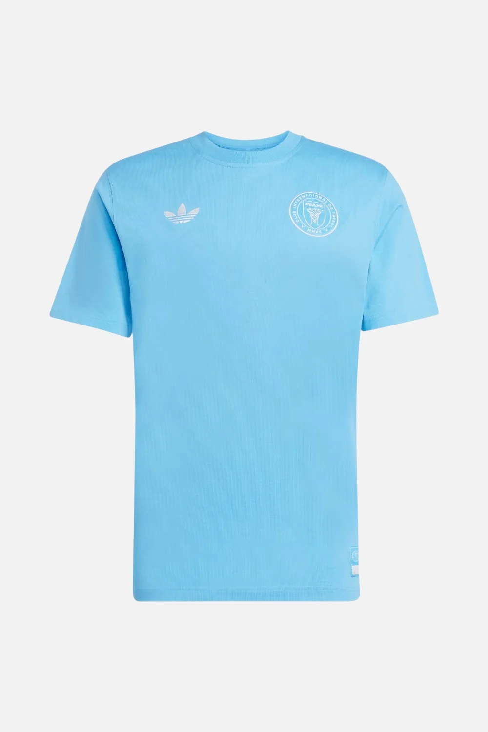 Adidas Inter Miami CF Originals Travel Tee in Semi Blue Burst - Image 4
