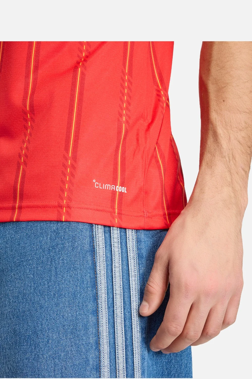 Adidas Spain 26 Home Jersey in Vivid Red - Image 5