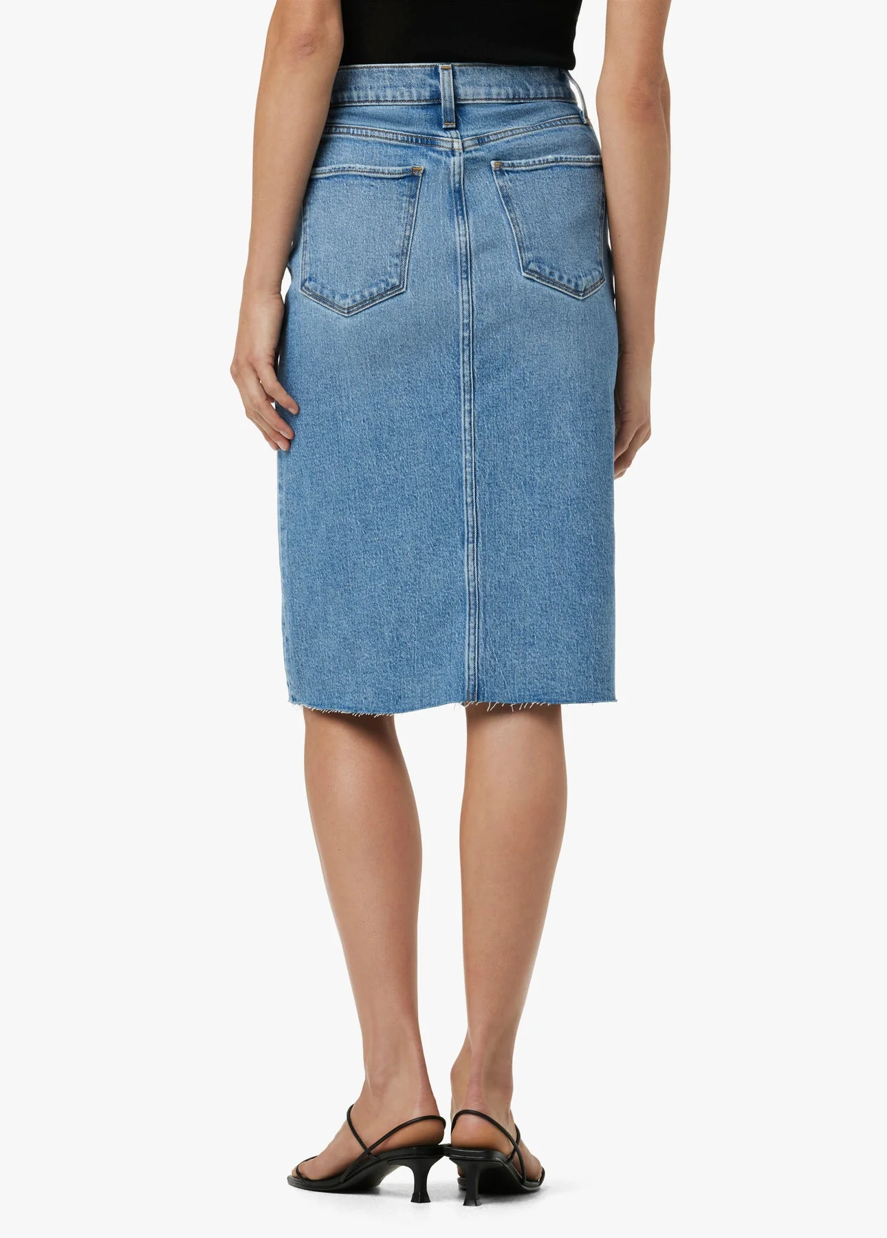 Joes Jeans Joplin Skirt with Raw Hem in Bad Habit - Image 3
