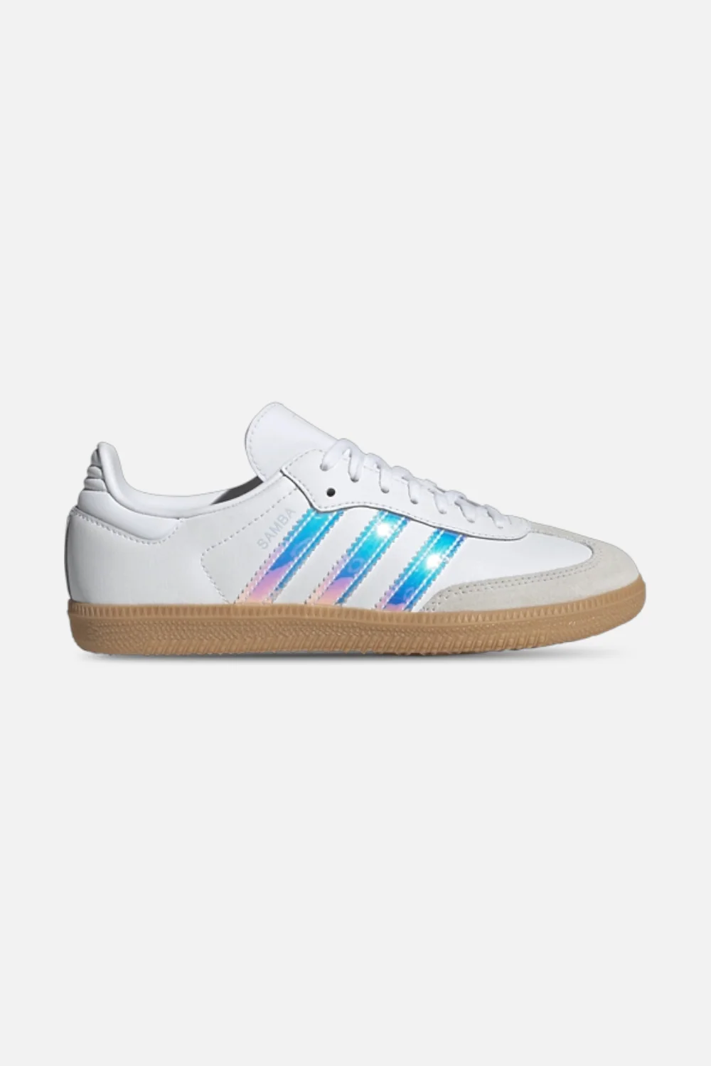 Adidas Kids Samba OG in White & Halo Blue