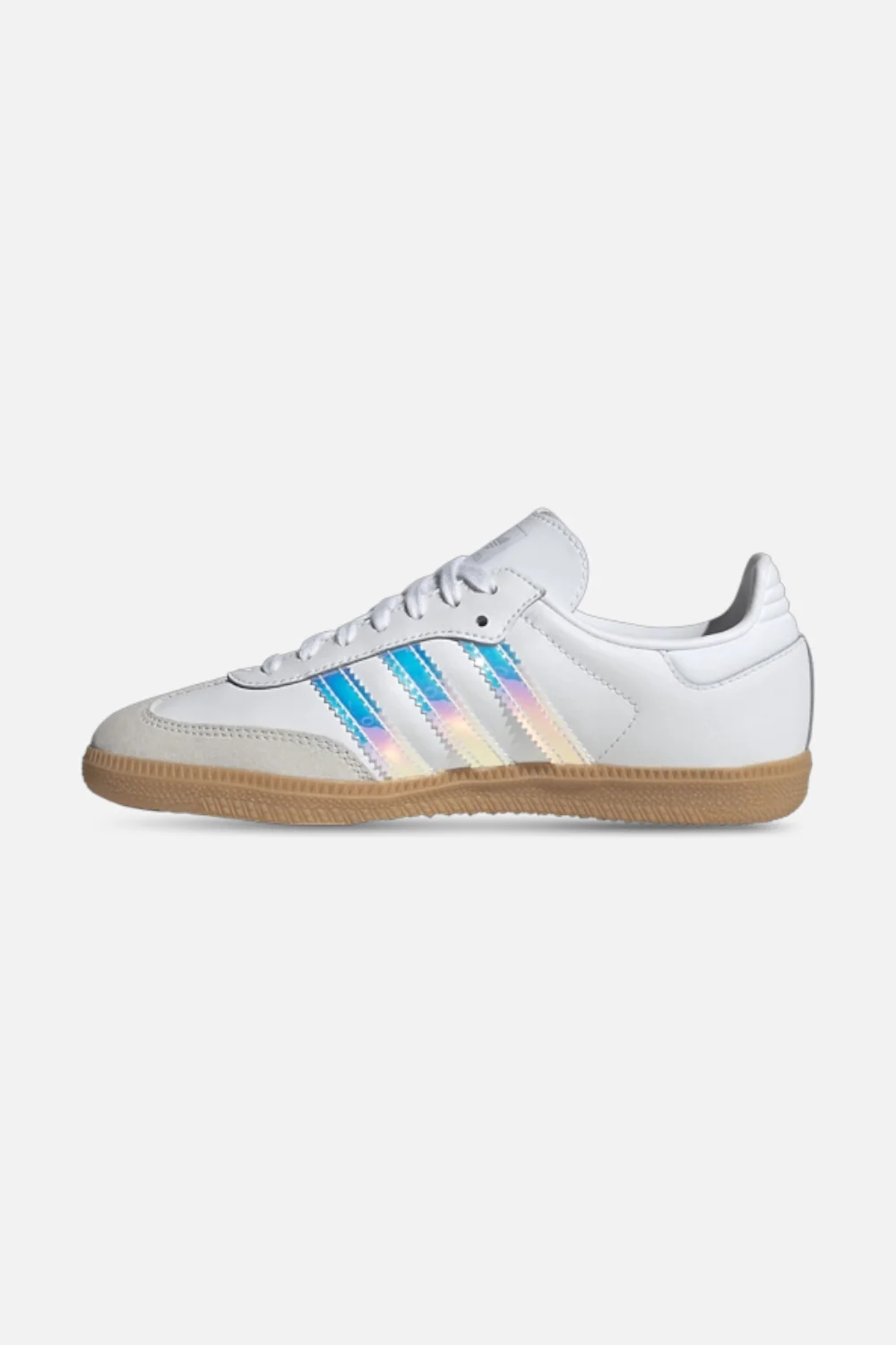 Adidas Kids Samba OG in White & Halo Blue - Image 2