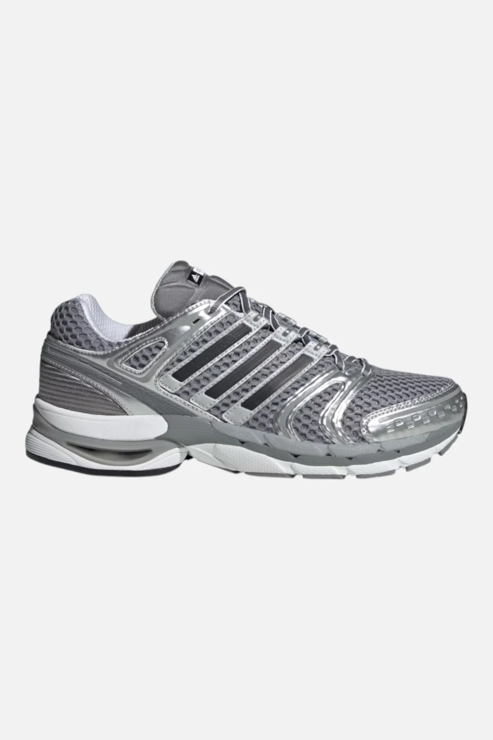 Adidas Mne's Adistar Control 5 Shoes in Grey Three/Core Black/Silver Metallic
