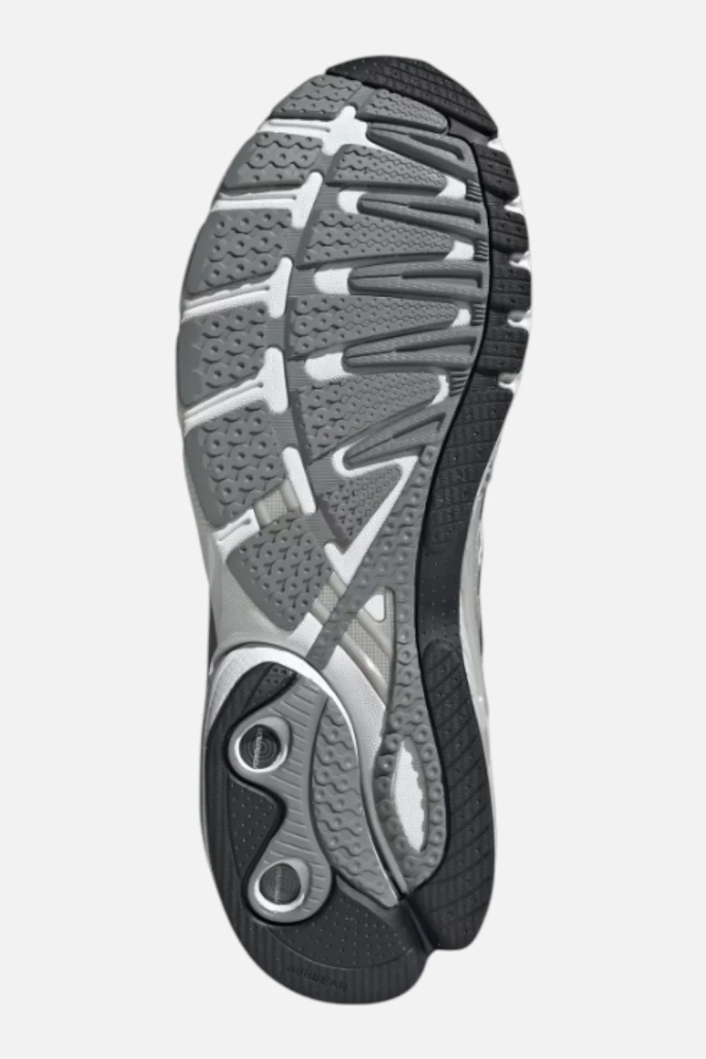 Adidas Mne's Adistar Control 5 Shoes in Grey Three/Core Black/Silver Metallic - Image 5