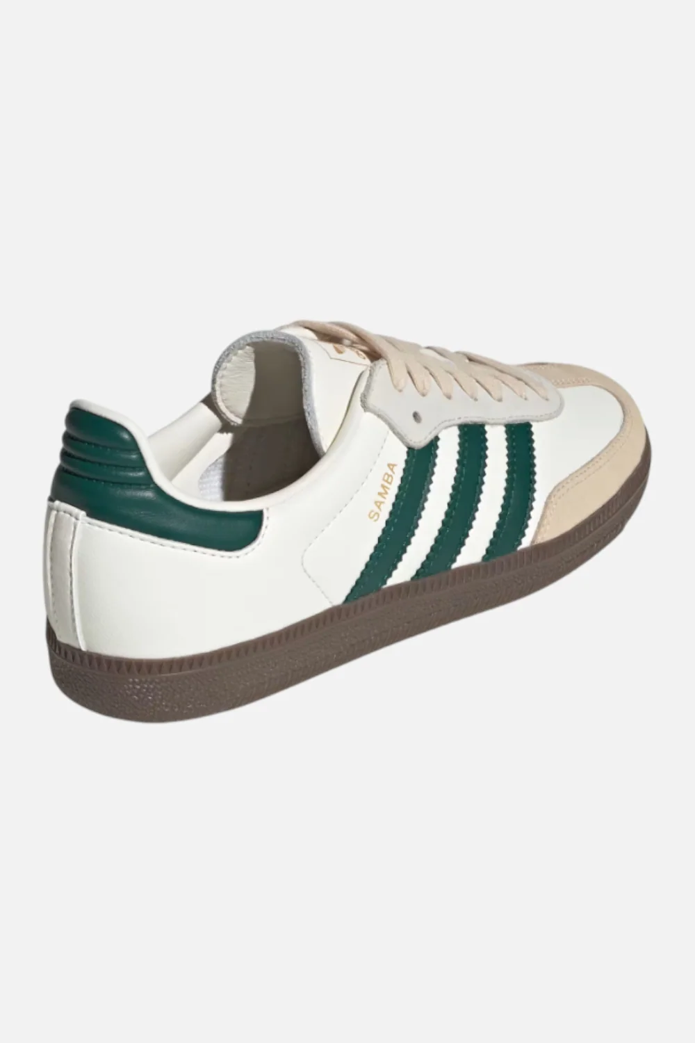 Adidas Women's Samba Og in Off White & Green - Image 4