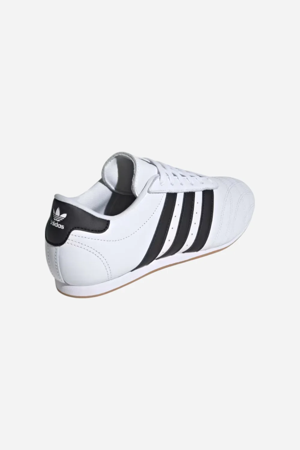 Adidas Taekwondo Lace Shoes in White, Black & Gum - Image 5