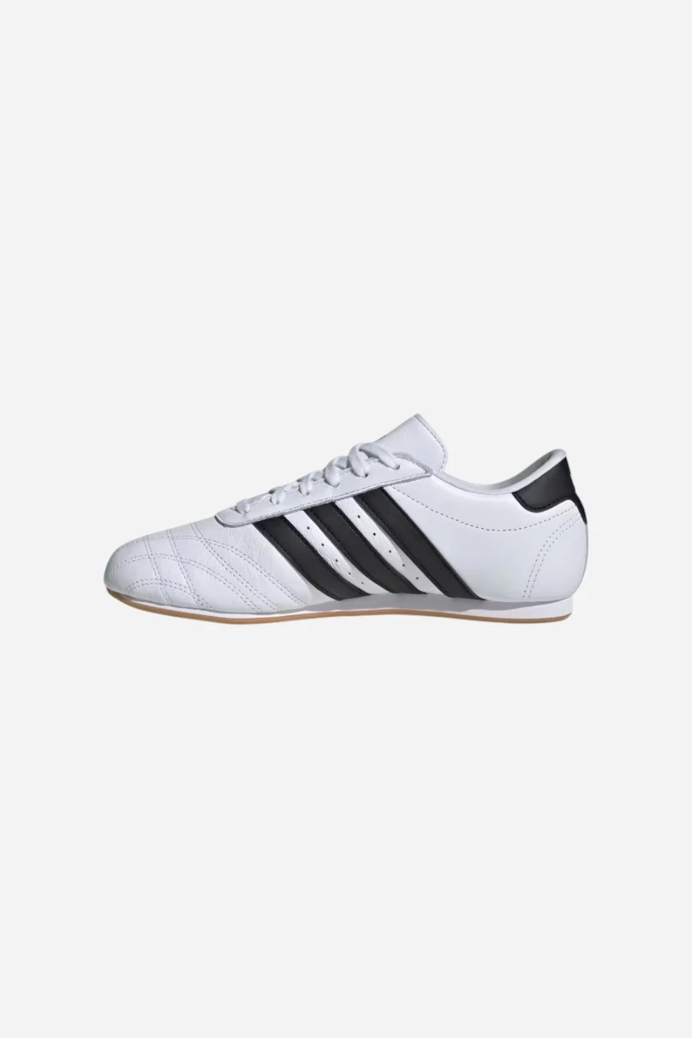 Adidas Taekwondo Lace Shoes in White, Black & Gum - Image 6