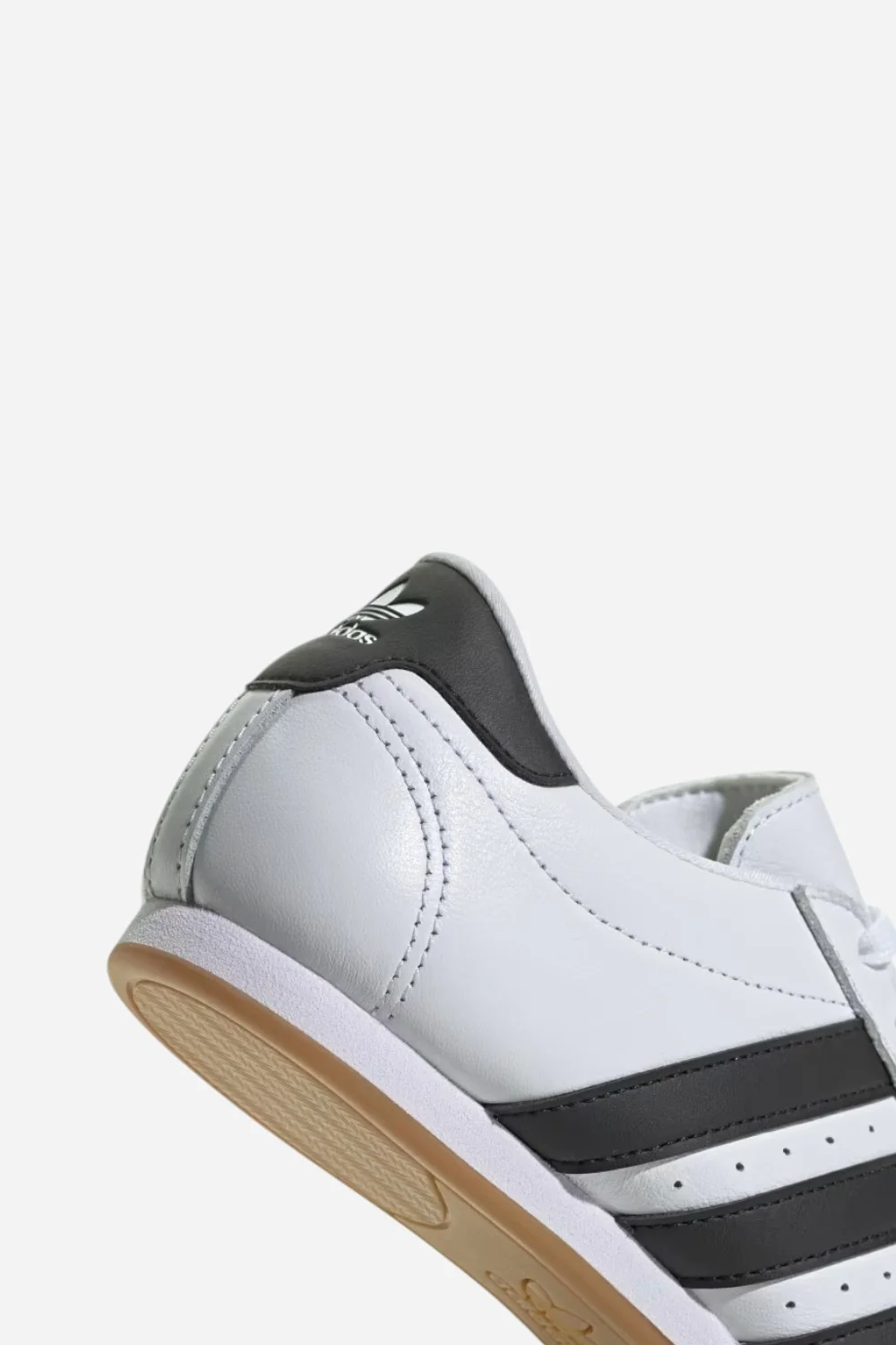 Adidas Taekwondo Lace Shoes in White, Black & Gum - Image 7