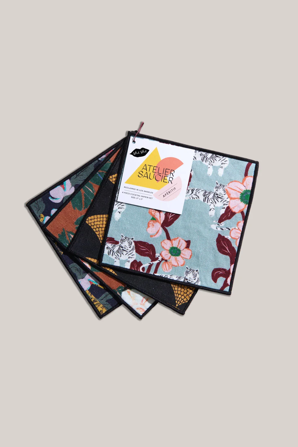 Jungle Book Cocktail Napkin, Set of 4 - Image 2
